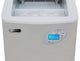 Portable Ice Maker With 49Lb Capacity Stainless Steel With Water Connection