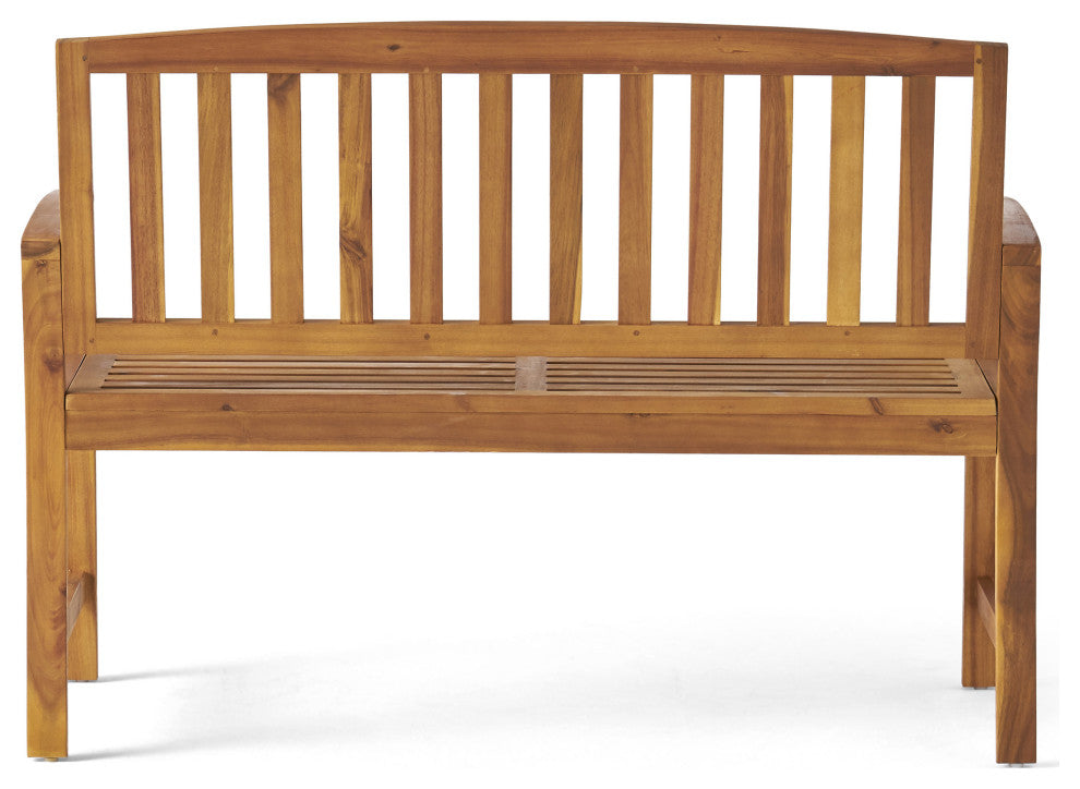 GDF Studio Tamika Teak Finish Acacia Bench