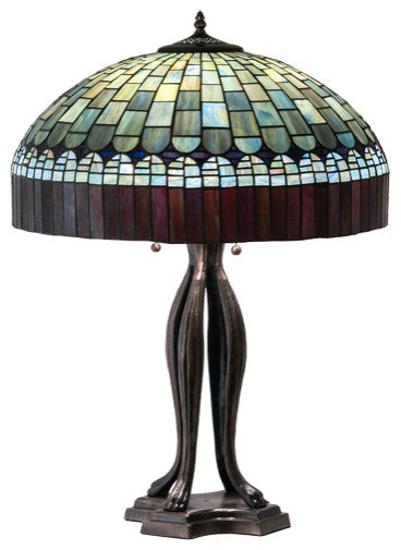 Meyda Lighting 229128 30" High Tiffany Candice Table Lamp