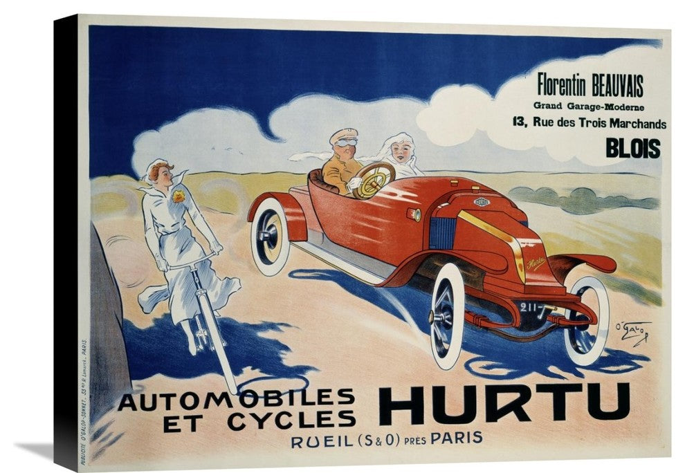 Hurtu Automobiles Et Cycles, 22"X17"