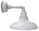 12in.  White Gooseneck Barn Light with Cosmopolitan Arm