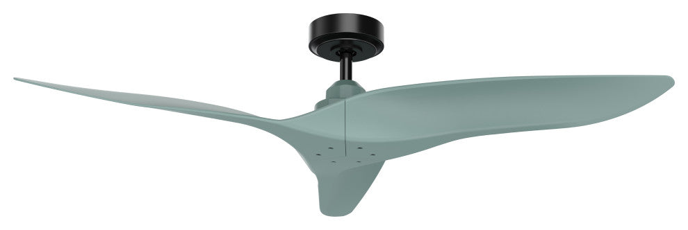 Aerofanture 52 in Modern Indoor Black DC Motor Ceiling Fan With Remote