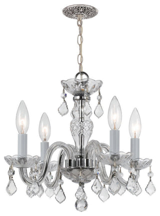 Crystorama Traditional Crystal 4-Light Mini Chandelier