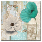Color Bakery 'Beach Poppies III' Canvas Art, 18"x18"