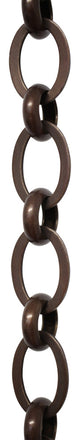 RCH Hardware Brass Loop Chandelier Chain, 3', Bronze, U40