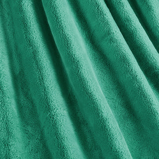 Fox Faux Fur Throw Blanket, Blue Turquoise, 50''x60''