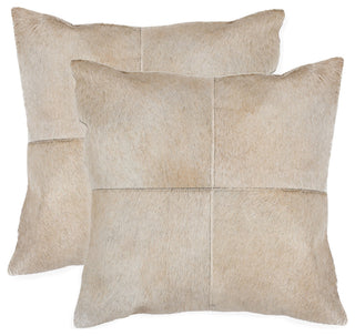 2-Pack Torino Quattro Pillow 18"x18", Natural