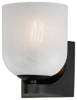 Maxim 21231 Scoop 8" Tall Bathroom Sconce - Black