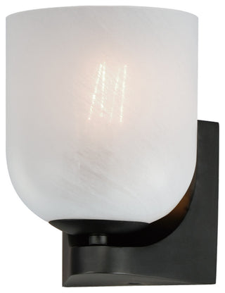 Maxim 21231 Scoop 8" Tall Bathroom Sconce - Black