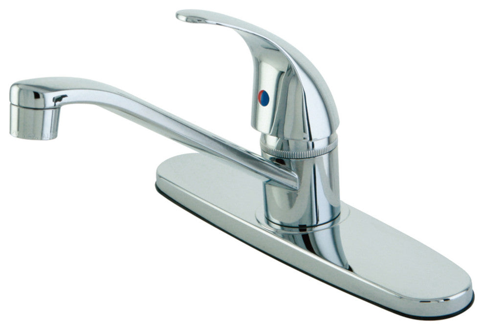 Kingston Brass Single-Handle Centerset Kitchen Faucet, Polished Chrome