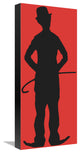 "Charlie Chaplin - Stock Silhouette" Canvas by Hollywood Photo Archive, 9x22"