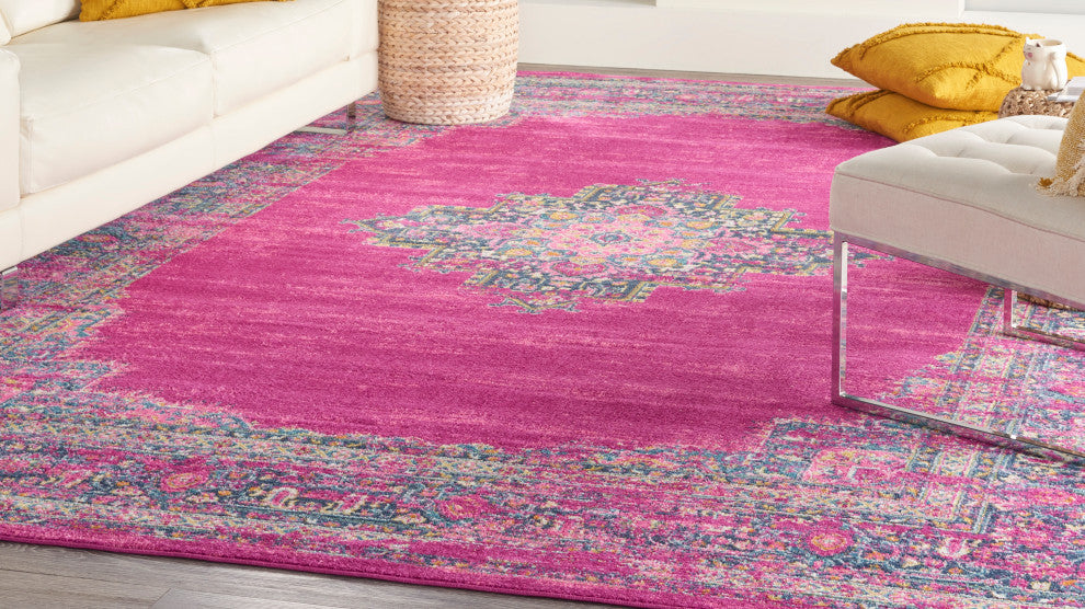 Nourison Passion 10' x 14' Fuchsia Bohemian Indoor Area Rug