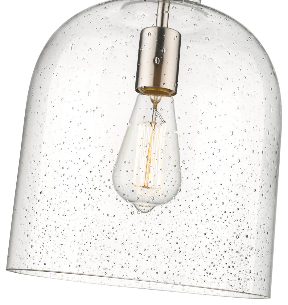 Zlite 817-9BN 1-Light Pendant, Clear Seedy