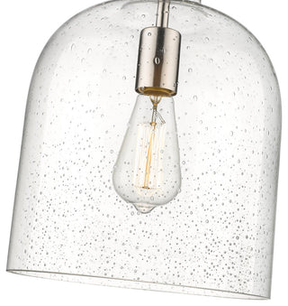 Zlite 817-9BN 1-Light Pendant, Clear Seedy