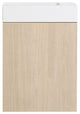 16 Inch Plywood Wall-Mounted Bathroom Vanity Set with  Gel Sink