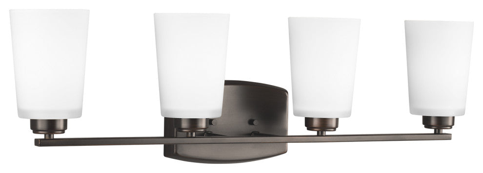 Franport 4-Light Wall/Bath, Burnt Sienna