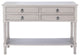 Safavieh Haines 4 Drawer Console Table, Greige