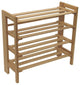 Clifford 4-Tier Shoe Rack, Stackable, Natural