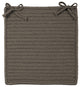 Colonial Mills Chair Pad Simply Home Solid Gray Chair Pad
