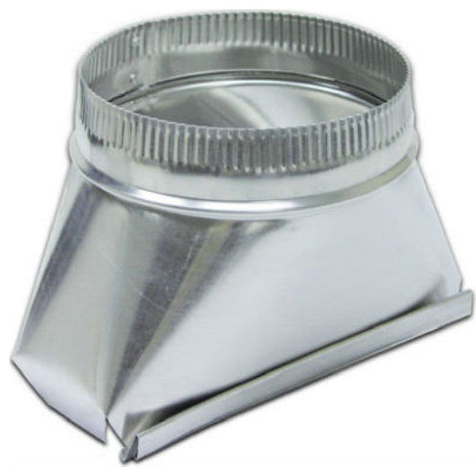Lambro 122IND Round Aluminum Transition Fitting, 6"