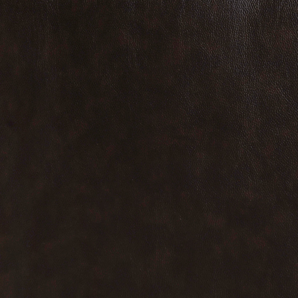 Pompeii 87" Dark Brown Leather Sofa, Dark Brown