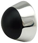 Nuk3y Contemporary Round Wall Stop, Polished Stainless Steel, Set of 15