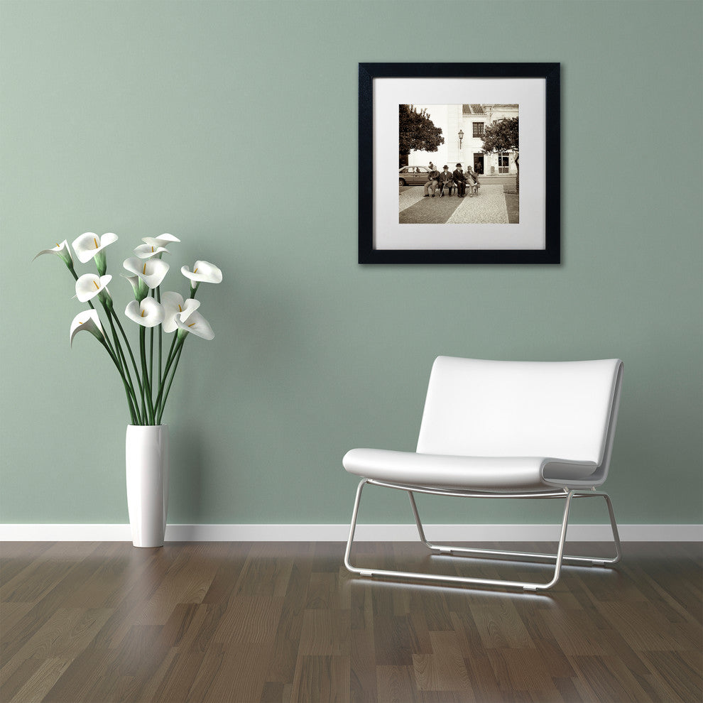 Alan Blaustein 'Granada I' Art, Black Frame, White Mat, 16x16