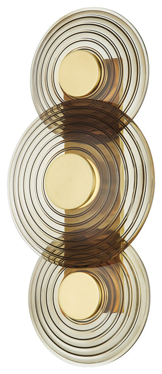 Griston 3-Light Wall Sconce, Aged Brass