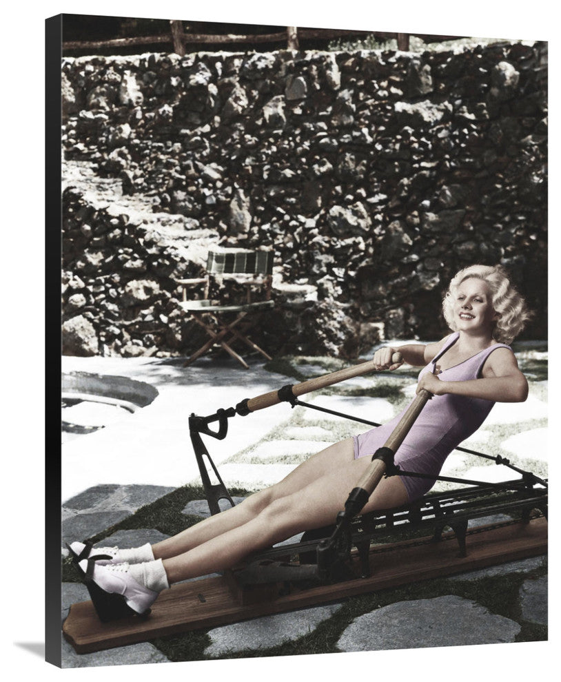 "Jean Harlow" Stretched Canvas Giclee by Hollywood Photo Archive, 28x36"