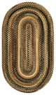 Capel Eaton Green 0442_200 Braided Rugs - 27" X 48" Oval
