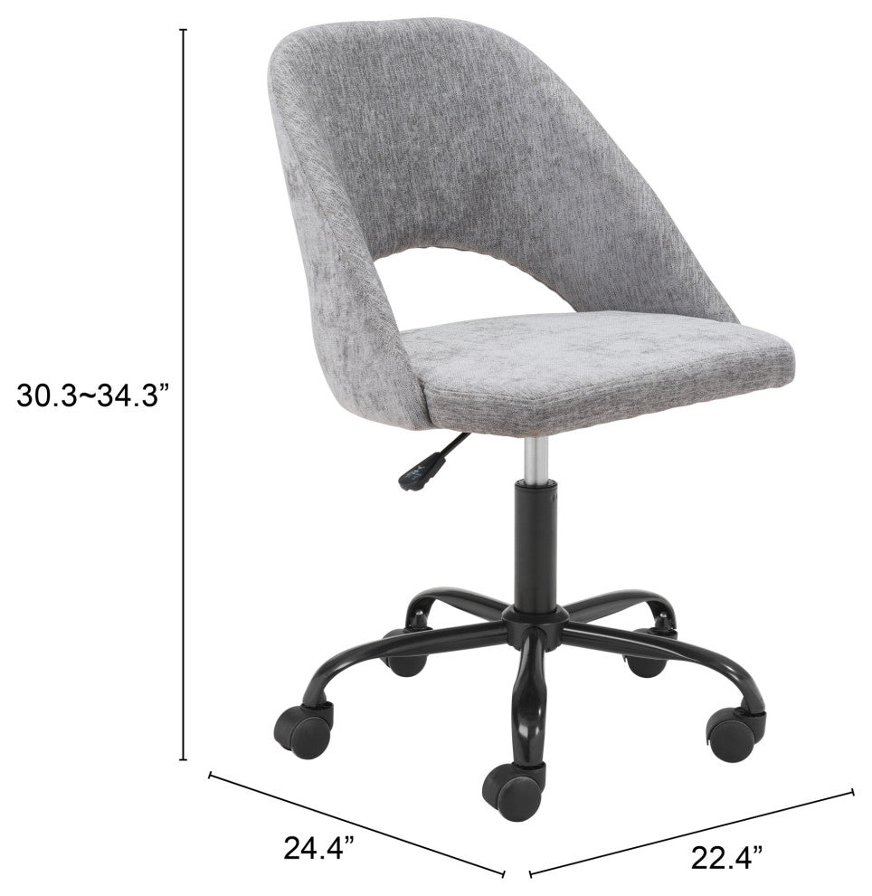Treibh Office Chair Light Gray