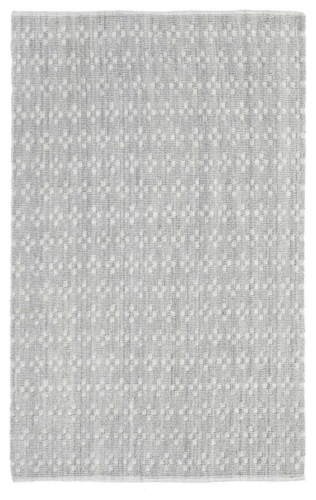 Star Texture Area Rug, Light Gray, 6'x9'