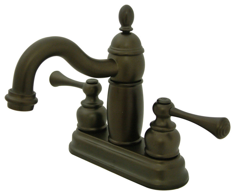 Heritage Two Handle 4" Centerset Lavatory Faucet with Retail Pop-up