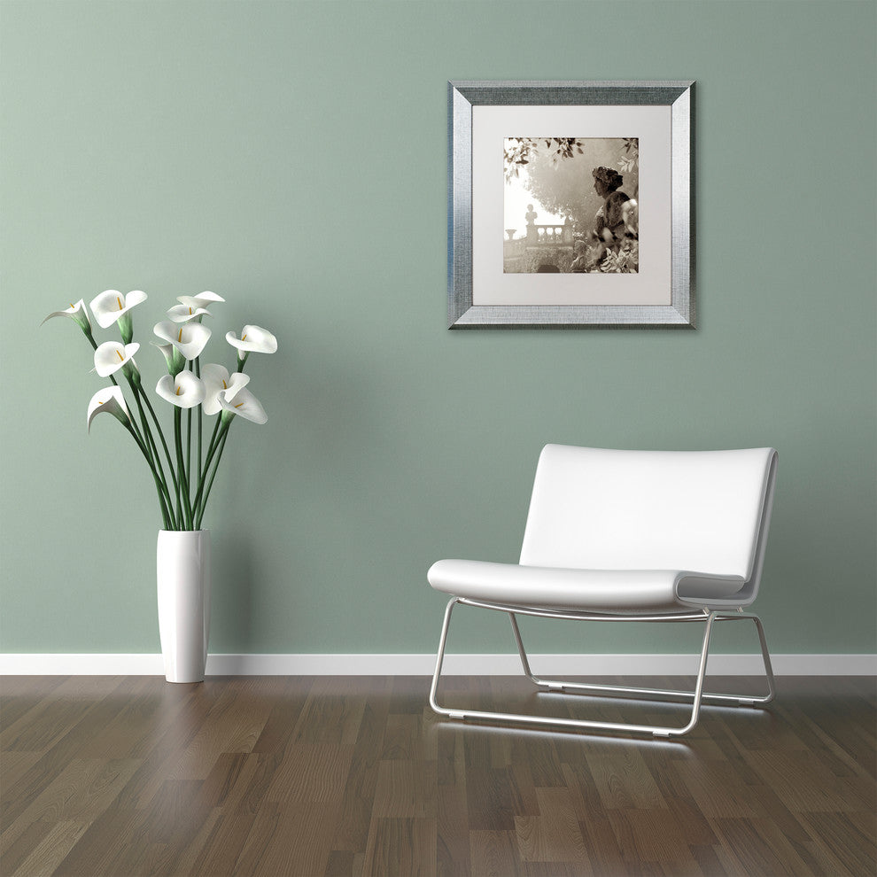 Alan Blaustein ''Tuscany VIII'' Art, Silver Frame, White Mat, 11x11
