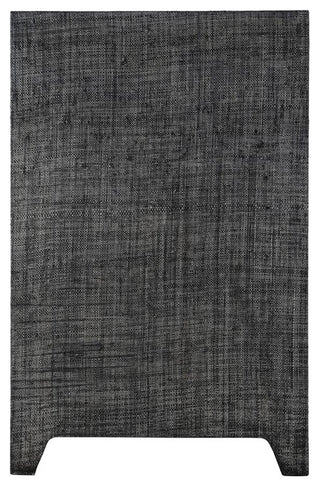 Bar Harbor Raffia 4 Door 70 Sideboard, Charcoal