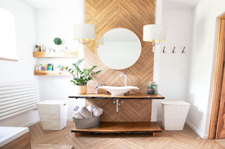 Secret Agent 3-Lt Pendant - Painted Gold/White Leather