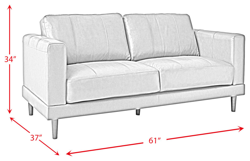 Picket House Hanson Loveseat, Fiero Tan