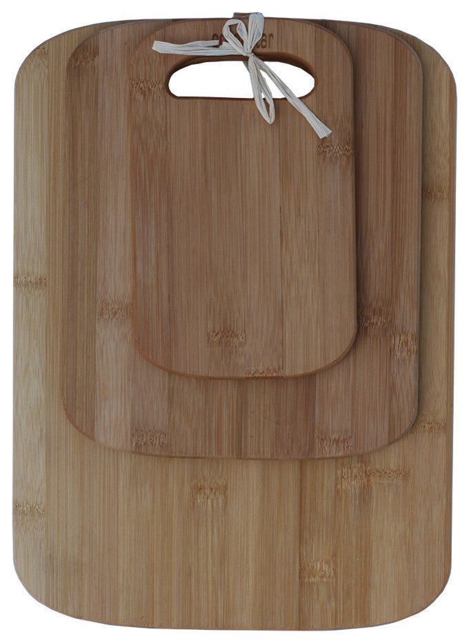 3-Piece Bamboo Cutting Board Set