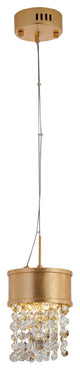 Bethel International ZL13S 1-Light LED Pendant, Gold