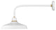 Hinkley Foundry 1-Light Outdoor Wall Mount Lantern, Gloss White