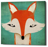 Epic Graffiti 'Fox' by Ryan Fowler, Giclee Canvas Wall Art, 37"x37"