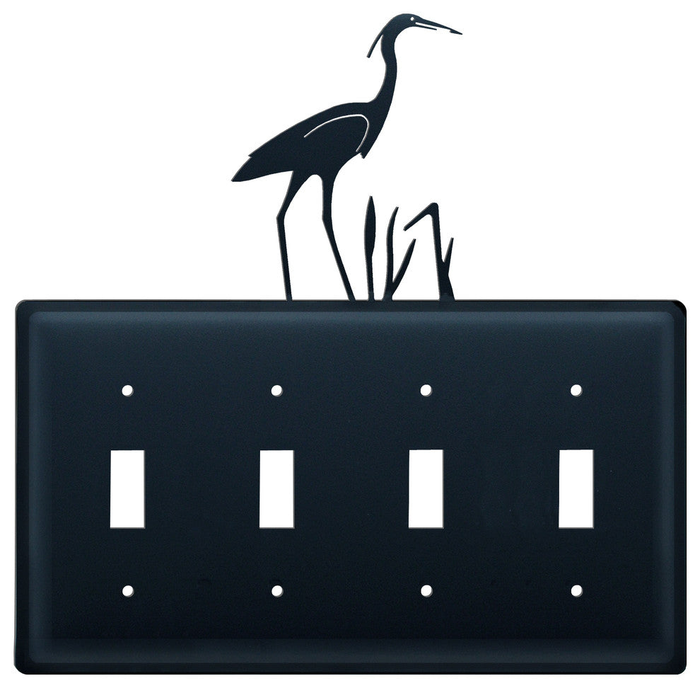 Heron Quadruple Switch Cover