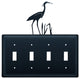 Heron Quadruple Switch Cover