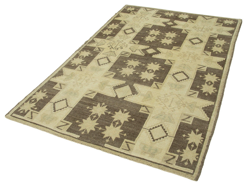 Rug N Carpet - Hand-knotted Anatolian 4' 6'' x 7' 4'' Antique Wool Rug