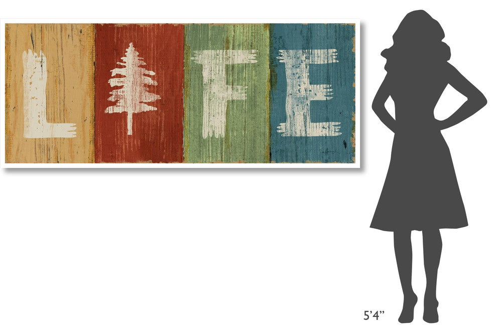 "Lake Lodge VI" Digital Paper Print by Sue Schlabach, 77"x32"