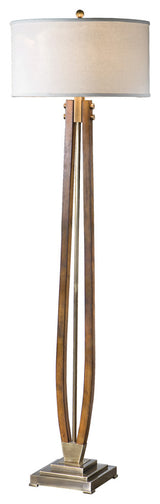 Uttermost Boydton Burnished Wood Floor Lamp