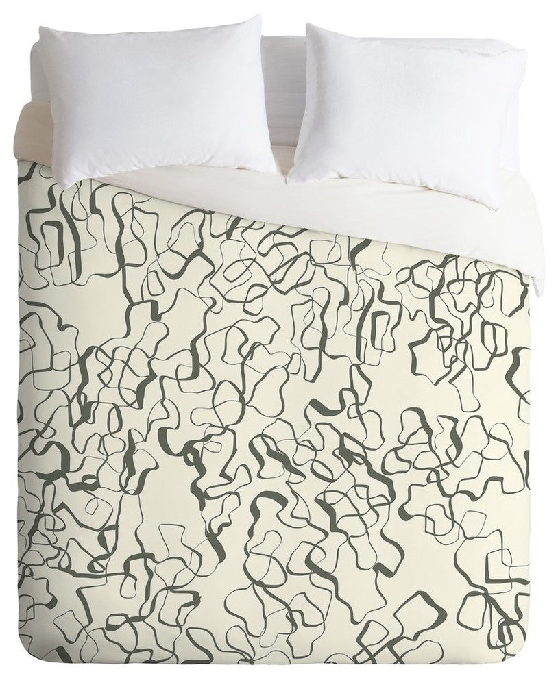 Jenean Morrison Tangled Tiles Duvet Cover, King