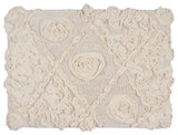 Modesto Bath Rug Bath Rug Set, Machine Wash, 17x24" Rectangle, Ivory