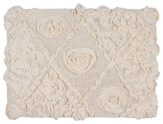 Modesto Bath Rug Bath Rug Set, Machine Wash, 17x24" Rectangle, Ivory