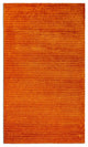 5" x 7" Orange Modern Shimmery Area Rug